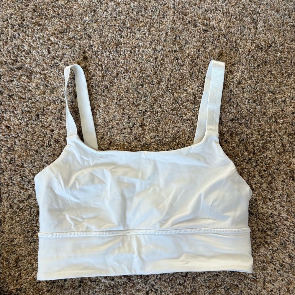 White lululemon bra